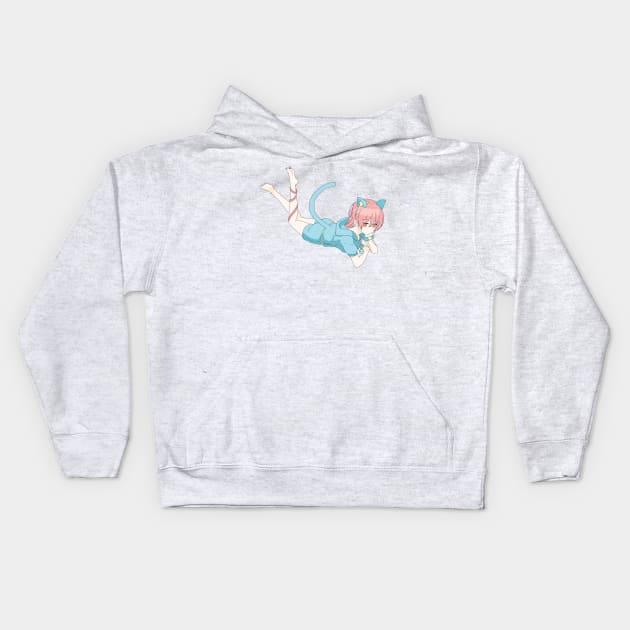 tsukasa-meow Kids Hoodie by Senpaih